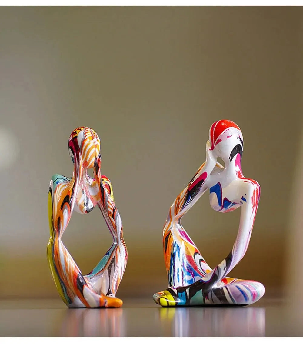 Escultura O Pensador Commigo