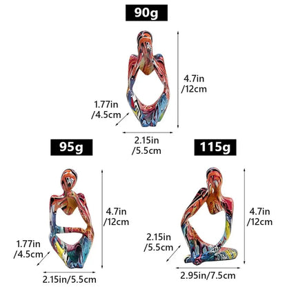 Escultura O Pensador Commigo